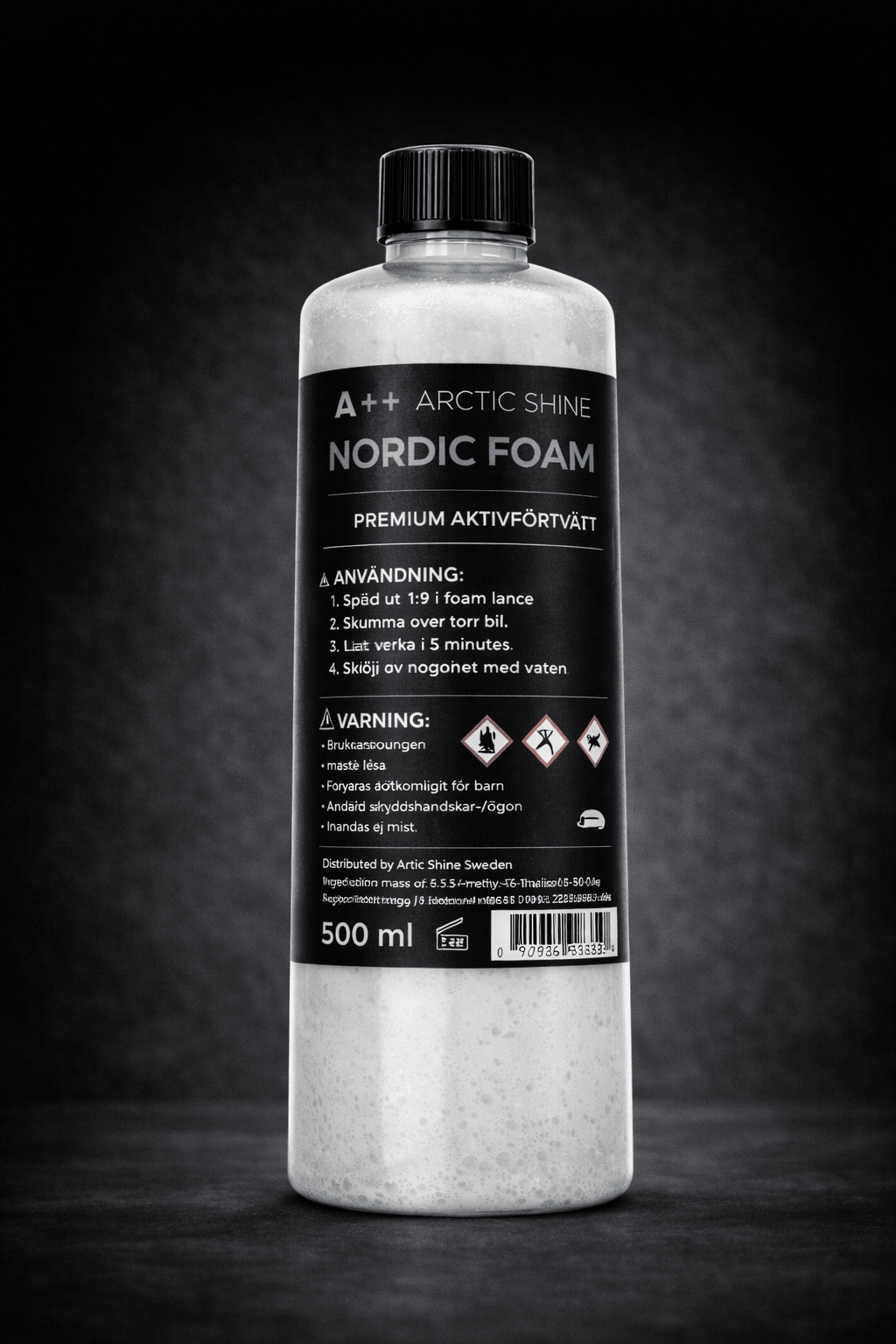 Arctic vaxschampo med avrinning(500 ml) - Arctic Shine